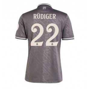 Real Madrid Antonio Rudiger #22 Rezervni Dres 2024-25 Kratak Rukavima